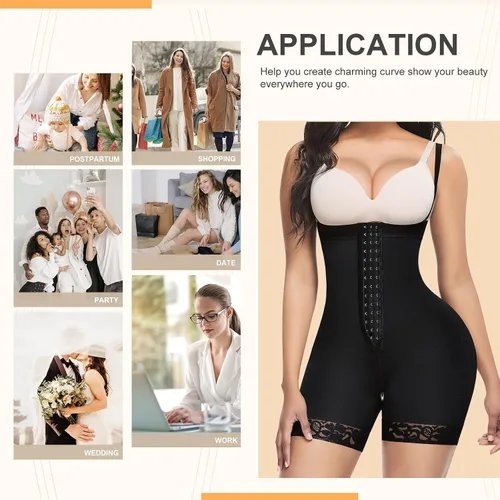 Vista 6 de Lover-Beauty Fajas Colombianas Moldeadoras BBL Shapewear for Women Tummy Control Postparto Compression Garment
