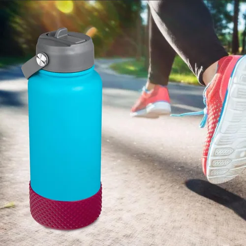 Vista 3 de FLORAPELL Botas para botella de agua Hydro Flask de 32 y 40 onzas, bota para botellas de agua deportivas Hydroflask, funda inferior de silicona