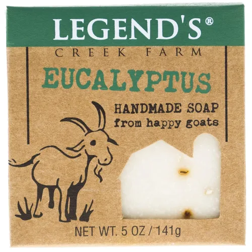 Vista 31 de Legend's Creek Farm Goat Milk Soap - Barra de jabón hidratante limpiadora para manos y cuerpo, espuma cremosa de 5 onzas, jabón natural nutritivo