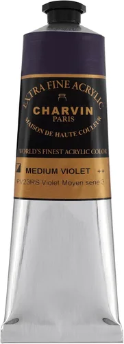 Vista 65 de Charvin Pintura acrílica profesional extrafina – verde absenta, tubo de 2.1 fl oz, pigmentos de triple fresado, resistente a la luz, pinturas