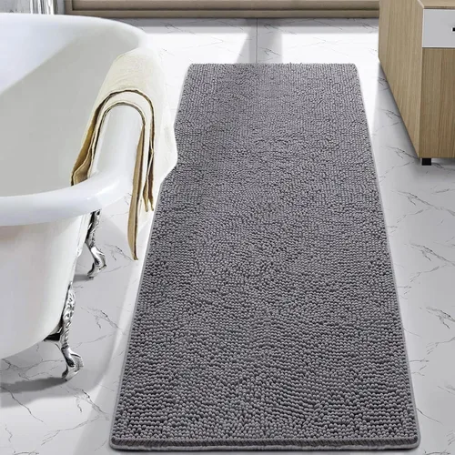 Vista 92 de LOCHAS - Alfombra de baño de lujo lanuda de 24 x 17 pulgadas, color beige