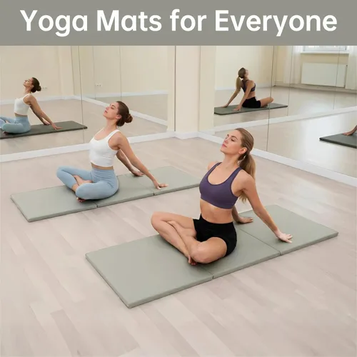 Vista 7 de Foldable Yoga Mat, 2 Inches Extra Thick Non-Slip Design Fitness Mats