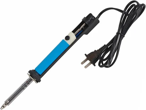 Vista 9 de Aramox 30W 2 en 1 Soldador eléctrico y bomba de desoldadura, herramienta de reparación de aleación de aluminio con protección a tierra