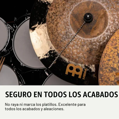 Vista 6 de Meinl Platillos Tocino Platillos Sizzler - Sonido de remache sin taladro, Paseo/Choque/China