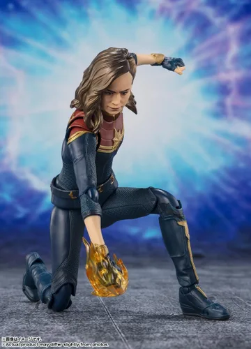 Vista 4 de TAMASHII NATIONS - The Marvels - Figura de acción de Captain Marvel (The Marvels), Bandai Spirits S.H.Figuarts