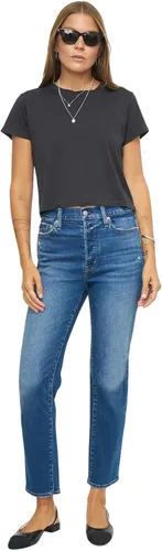 Vista 4 de Jeans clásicos de tiro alto Charlie para mujer