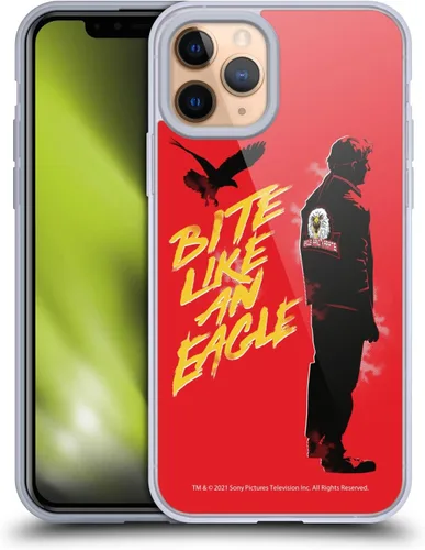 Vista 130 de Head Case Designs Funda de gel suave con licencia oficial de Cobra Kai Eagle Fang Logo Key Art compatible con Apple iPhone 7 Plus/iPhone 8 Plus