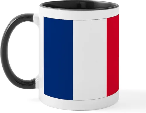 Vista 13 de CafePress Taza de café de cerámica con bandera francesa de 11 oz (11.0 fl oz)