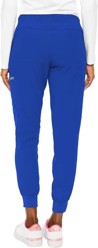 Vista 4 de Med Couture Pantalón deportivo Energy con cintura fruncida para mujer
