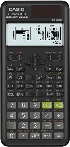 Vista 3 de Casio fx-300ES Plus 2ª Edición – Calculadora científica estándar 262 funciones, pantalla Natural Textbook Display℠ Ideal para matemáticas de Rosa