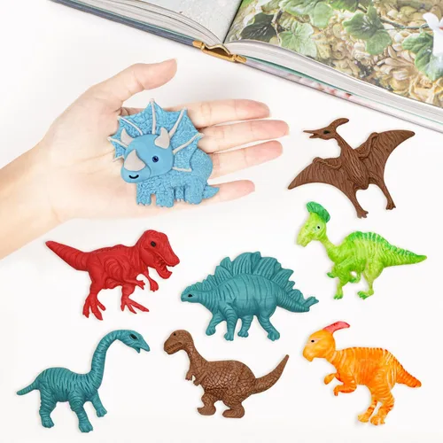 Vista 3 de Funshowcase Moldes de silicona para fondant de dinosaurio, 8