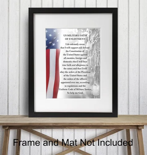 Vista 3 de Arte de pared de la bandera estadounidense - Decoración patriótica para habitaciones - Regalo para soldados militares, veteranos, ejército, marina