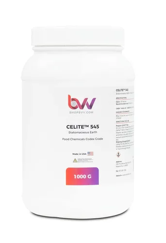 Vista 6 de BVV Celite 545 Tierra de diatomeas (grado de códice alimentario) Bolsa de 4,5 micrón-50 libras