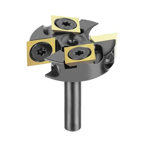 Vista 8 de SpeTool CNC Spoilborad Surfaing Router Bit 1" Diámetro de corte 2+2 Flautas con 1/4" Shank Router Planificación Dado Limpieza Cepilladora Bit