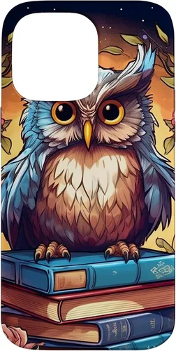 Vista 21 de Funda para bibliotecario para iPhone 16 Owl Book Lover