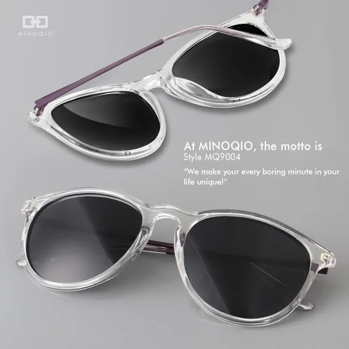 Vista 4 de Gafas de sol polarizadas para mujer, 100% bloqueo UV, retro, redondas, a la moda, lentes de sol espejadas para hombre y mujer