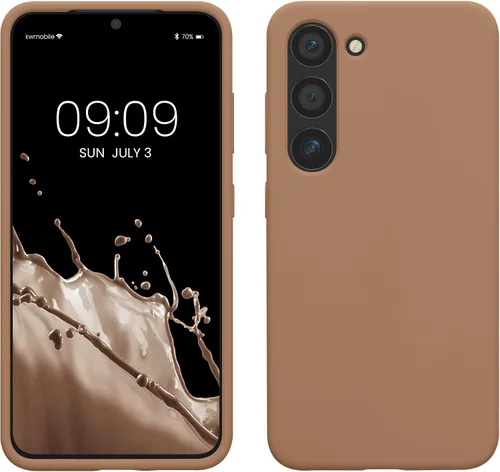 Vista 87 de kwmobile Funda compatible con Samsung Galaxy S9 - Funda de silicona TPU con acabado suave - Blue Reef