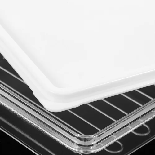 Vista 4 de UPKOCH Caja de tocino transparente para guardar tocino, contenedores de almacenamiento de tocino, refrigerador, caja sellada de tocino, contenedor