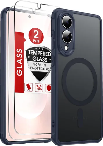 Vista 40 de LeYi Funda para teléfono Samsung-S23: protector de pantalla e imán MagSafe Púrpura
