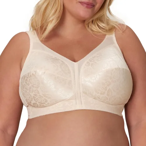 Vista 24 de Playtex Brasier inalámbrico para mujer, sujetadores de talla grande de 18 horas disponibles, cobertura completa, alisado, 4693, paquete individual