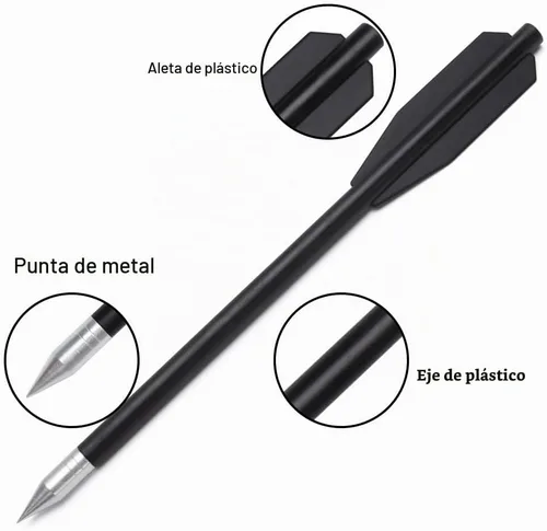 Vista 3 de Juego de 60 mini pernos de ballesta de tiro con arco de 6.3 pulgadas, 50-80 libras, con punta de metal afilada, dardos de flecha reutilizables