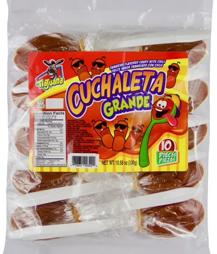 Vista 5 de Cuchaleta - Caramelo de cuchara sabor tamarindo con chile: Cucharitas de sabor tamarindo con chile