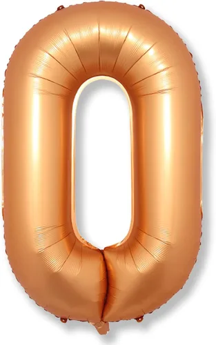 Vista 78 de Globos de Sirena Número 0 de 40 Pulgadas, Juego de Globos de Números Grandes Morado Verde Azulado Arcoíris 0-9, Globos de Números de Papel de Azul