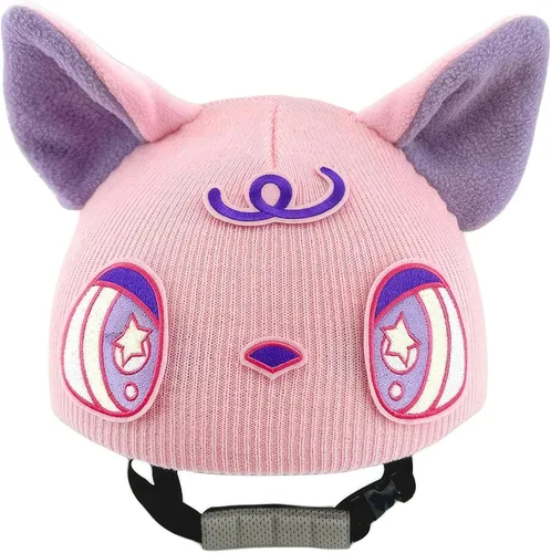 Vista 9 de Linda funda de casco de esquí de animal, divertido sombrero decorativo para casco al aire libre, fundas para casco deportivo, ciclismo, esquí