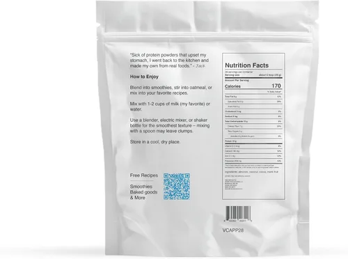 Vista 7 de Bebida saludable de proteína de almendra de chocolate en polvo para estómagos sensibles