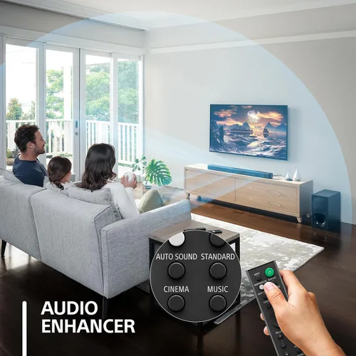 Vista 6 de Sony HT-G700: Barra de sonido Dolby Atmos/DTS:X de 3.1 canales con tecnología Bluetooth, color negro
