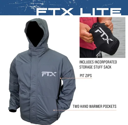 Vista 4 de FROGG TOGGS Men's FTX Lite Waterproof Angler, Fishing Jacket with Stretch Fabric