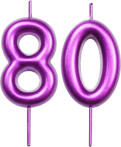 Vista 171 de DERVENTA Vela con números de 2.36 pulgadas, decoración perfecta para cumpleaños, brunch, postre, pastel, 1 pieza (número 0 rosa)