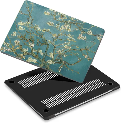 Vista 26 de Funda rígida ligera compatible con MacBook Pro de 13 pulgadas CD-ROM (2008-2012) modelo A1278, funda rígida protectora de plástico
