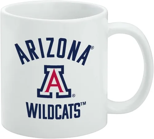Vista 484 de Taza de cerámica con el logotipo principal de la Universidad Rider, taza de regalo novedosa para café, té y bebidas calientes, 11oz, blanca