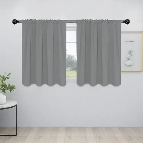 Vista 71 de Easy-Going - Cortinas opacas con bolsillo para varilla para dormitorio, cortinas de ventana para oscurecer la habitación para sala de estar