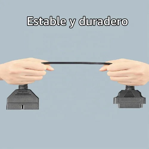 Vista 4 de OBD1 12 pines a OBD2 16 pines escáner adaptador de herramienta de diagnóstico, OBD II Herramienta de diagnóstico de coche Adaptador de cable