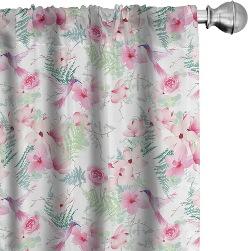 Vista 20 de Lunarable Cortinas con estampado de madera, madera natural rústica con rayas, patrón abstracto ovalado, tema de carpintería, tratamientos