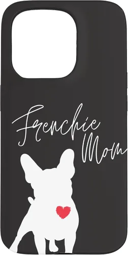 Vista 14 de Frenchie Mom French Bulldog Black Case for iPhone 17