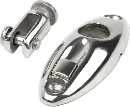 Vista 3 de Bimini top Deck Hinge 316 Stainless Steel Bimini Top Hardware Deck Side Mount Quick Release Fittings Marine Bimini Top Parts for Boats with Screws