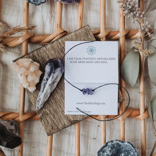 Vista 7 de Banda curativa -Pulsera de protección 2 en 1 con afirmación - Cierre de corbata