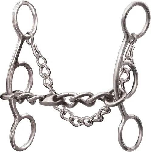 Vista 3 de Professional's Choice Futurity 5.5" Horse Bit Durable Metal Construction, Short Gag Action, Training Design