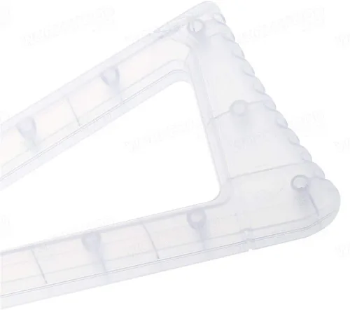 Vista 4 de WORKER AK Style hombro Stock para juguete Nerf N-Strike Elite y Nerf Modulus Series (Transparente Blanco)