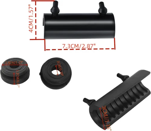 Vista 3 de Soportes de goma para Harley Touring Street Glide, Electra Glide, Road Glide, Road Glide, Road King (soportes de goma 14-25)