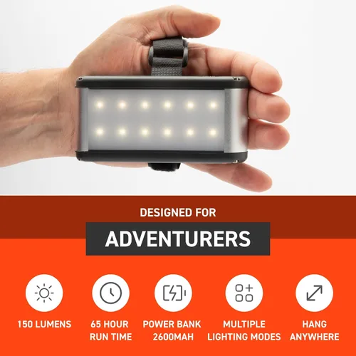 Vista 2 de S.O.L. Venture 2600 - Luz recargable con banco de energía