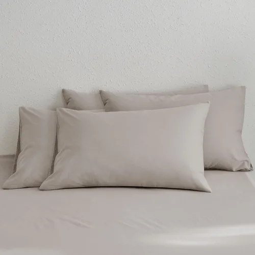 Vista 76 de MooMee Juego de 2 fundas de almohada de cuadros 100% algodón lavado con textura parecida al lino, transpirable, duradera, suave y cómoda