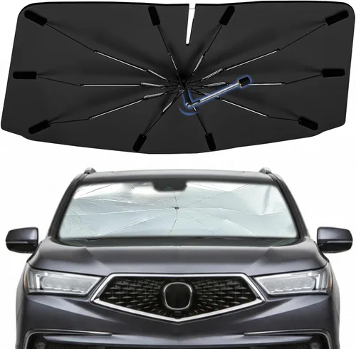 Vista 85 de Sombrilla Parasol para Parabrisas para Mazda 3 2014-2026, Parasol Plegable para Coche para Ventana Delantera, Visera Protectora Solar Altamente