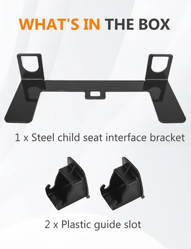 Vista 9 de Kit de Montaje de Anclaje para Asiento Infantil ISOFIX, Soporte Universal de Pestillo para Asiento Infantil de Coche, Anclaje de Retención, Montaje