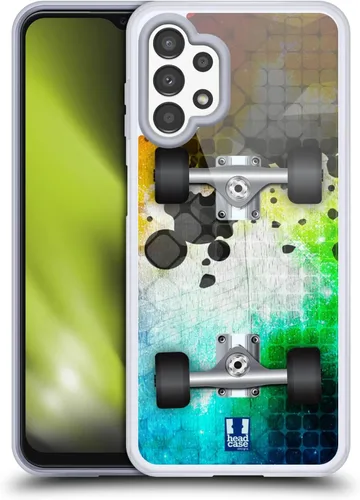 Vista 11 de Head Case Designs Flight Skateboards - Funda de gel suave compatible con Samsung Galaxy A13 (2022)