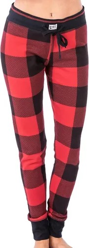 Vista 10 de Lazy One Leggings y camisetas para mujer, pijamas separados, ropa de descanso acogedora para mujer Leggings de pijama para mujer Bear Hug Rosa-Rojo
