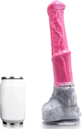 Vista 8 de Consolador de caballo realista de silicona, consolador anal monstruo de 12 pulgadas de largo y grueso, juguete sexual anal con ventosa, juguete